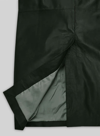 Chelsea Leather Long Coat