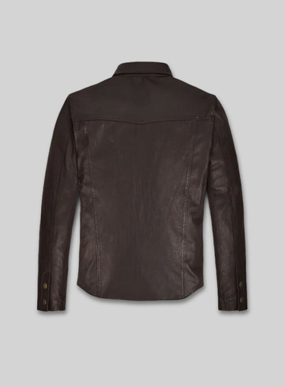 Chevelle Leather Shirt Jacket