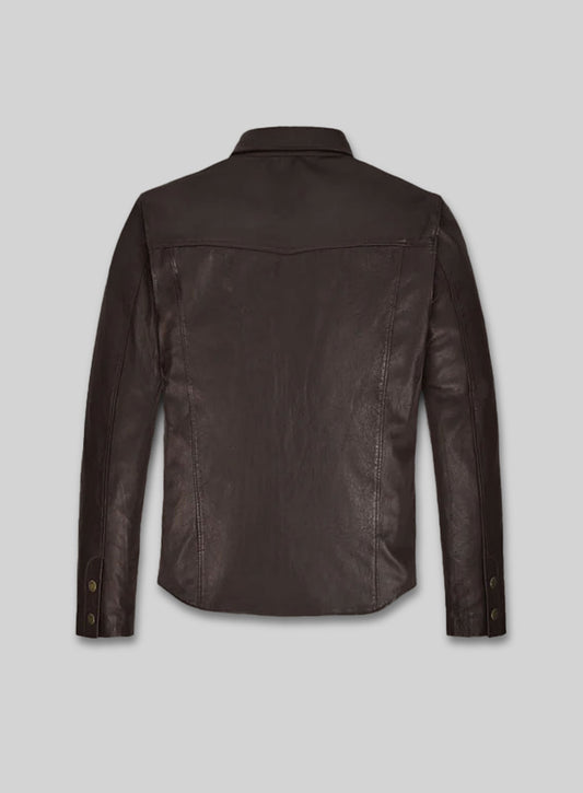 Chevelle Leather Shirt Jacket