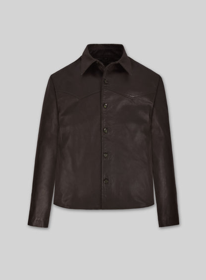 Chevelle Leather Shirt Jacket