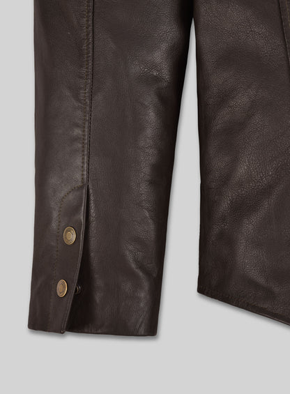 Chevelle Leather Shirt Jacket