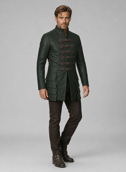 Chris Pine Dungeons and Dragons Leather Trench Coat