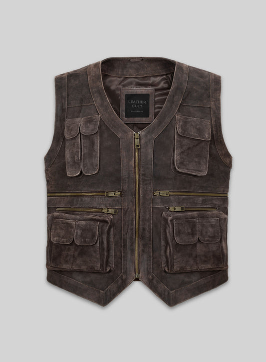 Chris Pratt Jurassic World Leather Vest