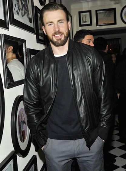 Chris Evans Leather Jacket - LeatherCult