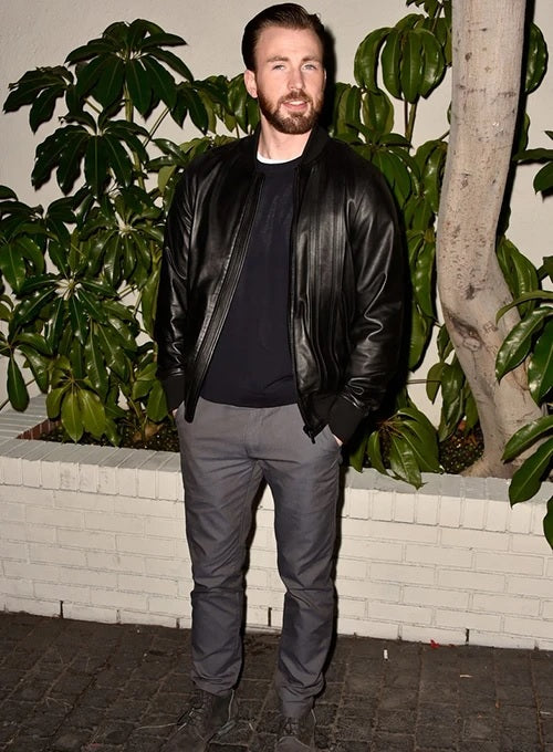 Chris Evans Leather Jacket - LeatherCult