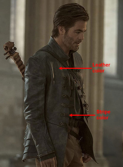 Chris Pine Dungeons and Dragons Leather Trench Coat - LeatherCult
