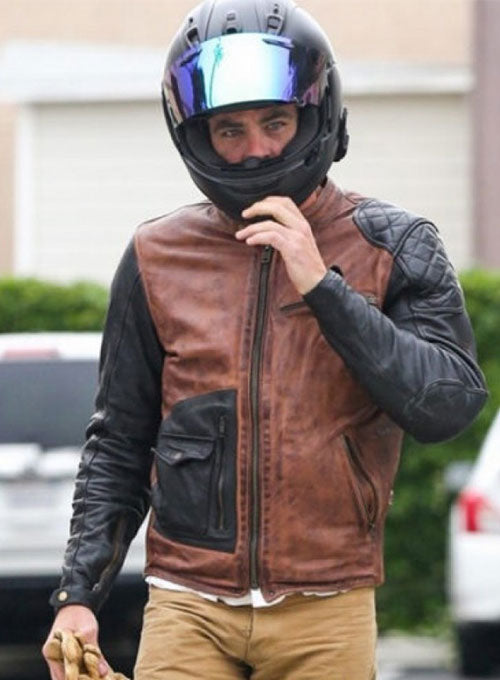 Chris Pine Leather Jacket – LeatherCult