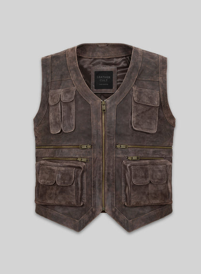 Chris Pratt Jurassic World Leather Vest