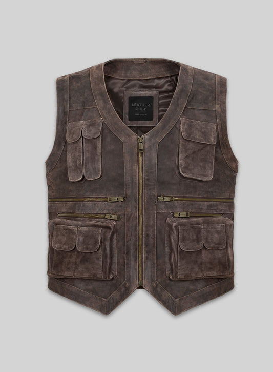 Chris Pratt Jurassic World Leather Vest