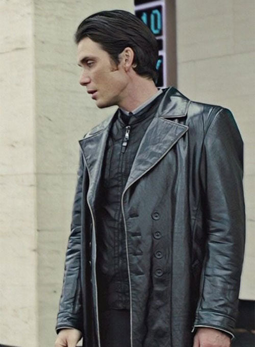 Cillian Murphy In Time Leather Long Coat - LeatherCult