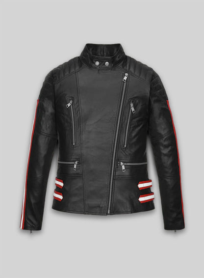 Claire Foy The Girl in the Spider's Web Leather Jacket #2