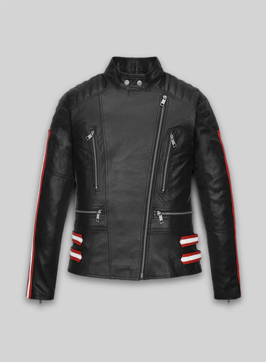 Claire Foy The Girl in the Spider's Web Leather Jacket #2