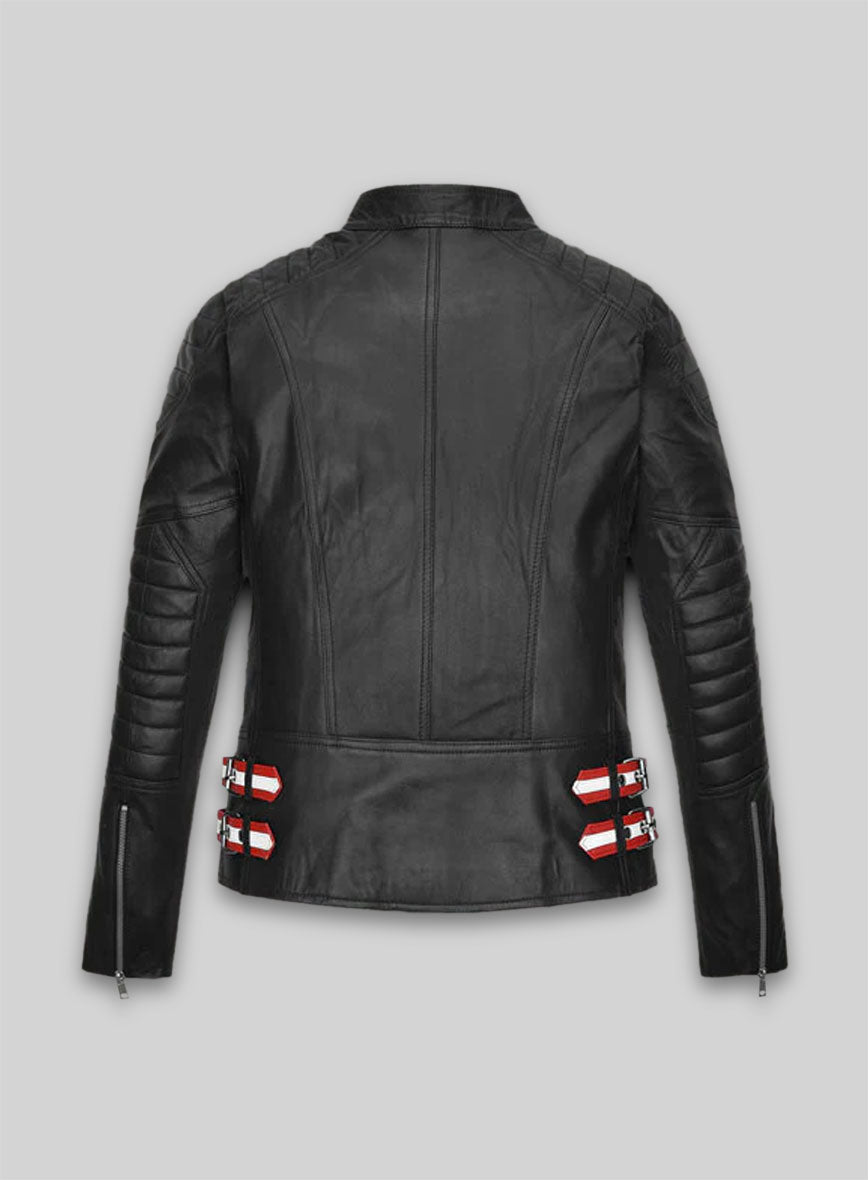 Claire Foy The Girl in the Spider's Web Leather Jacket #2