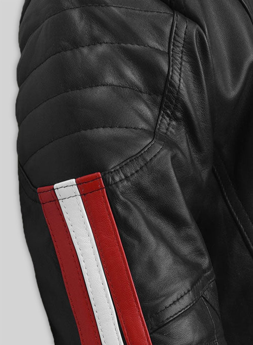 Claire Foy The Girl in the Spider's Web Leather Jacket #2