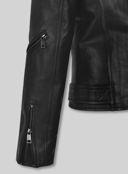 Claire Foy The Girl in the Spider's Web Leather Jacket
