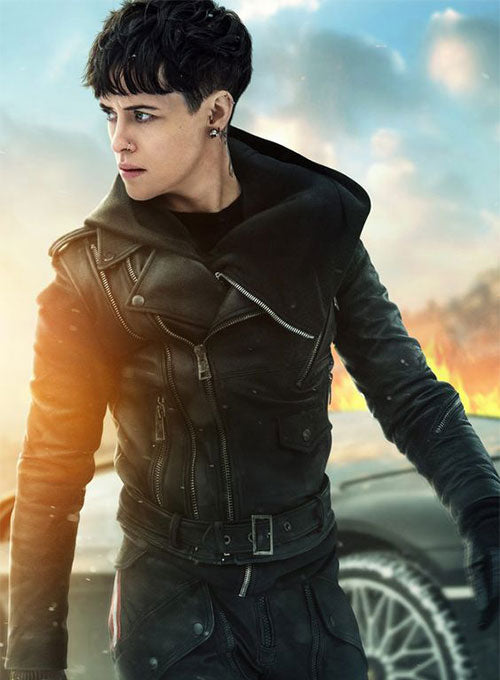 Claire Foy The Girl in the Spider's Web Leather Jacket - LeatherCult