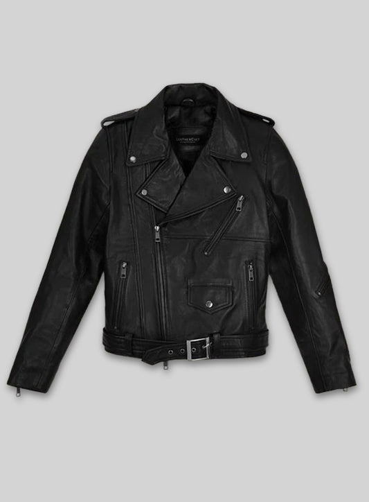 Claire Foy The Girl in the Spider's Web Leather Jacket