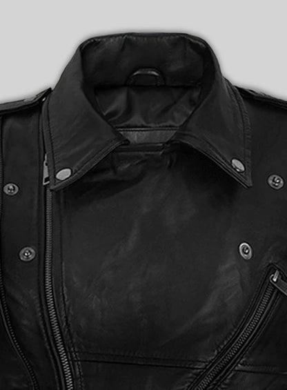 Claire Foy The Girl in the Spider's Web Leather Jacket
