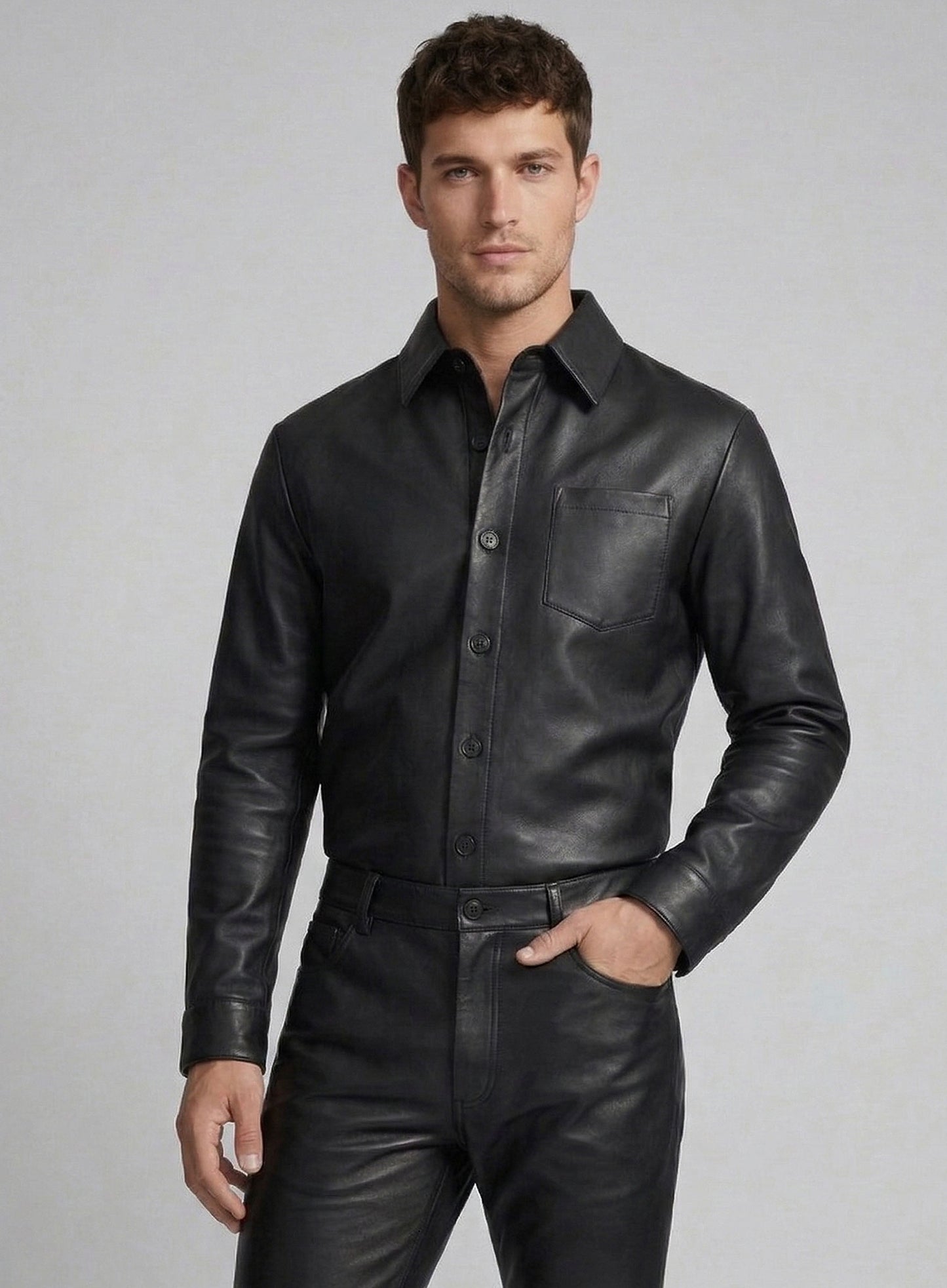 Classic Leather Shirt