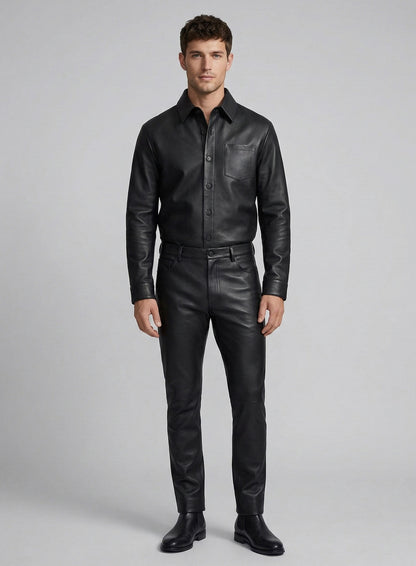 Classic Leather Shirt LeatherCult Classic Leather Shirt LeatherCult