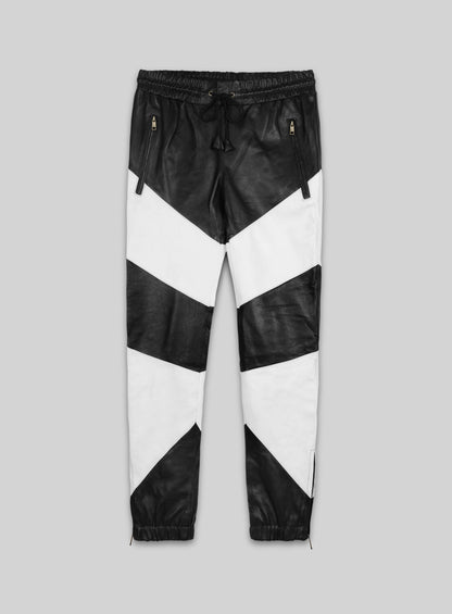 Coleman Drawstring Leather Pants