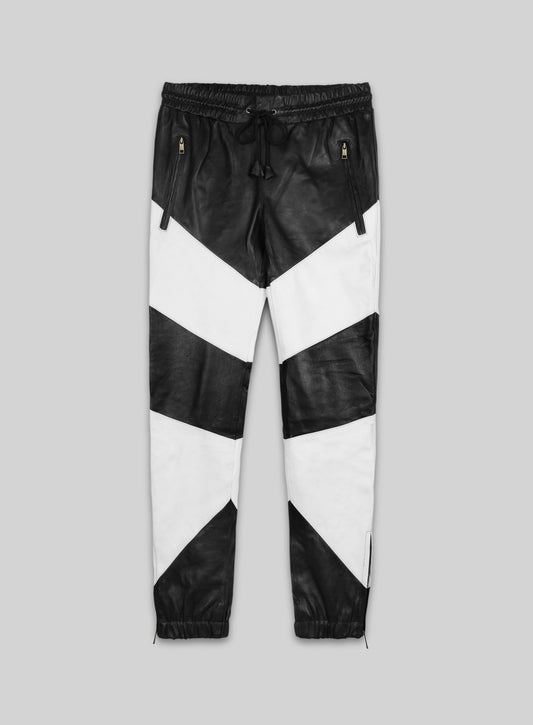 Coleman Drawstring Leather Pants