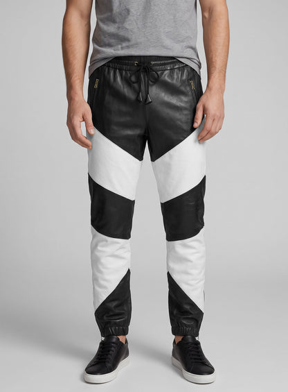 Coleman Drawstring Leather Pants