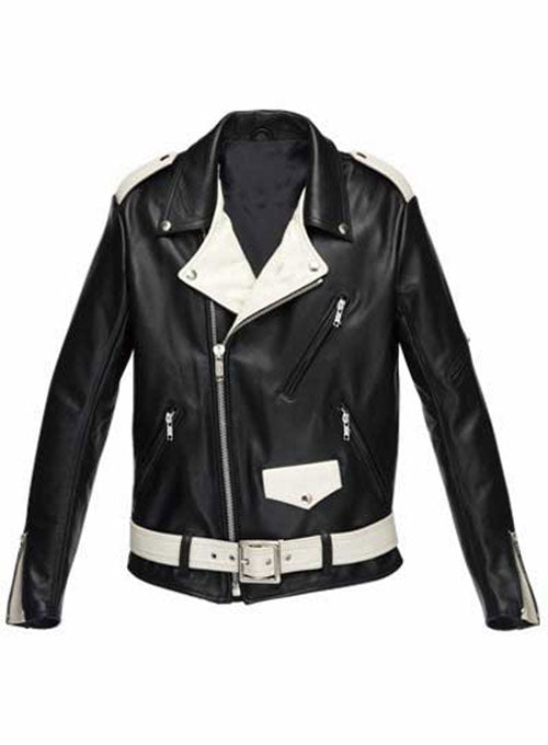 Combo Leather Jacket - # 136 - LeatherCult