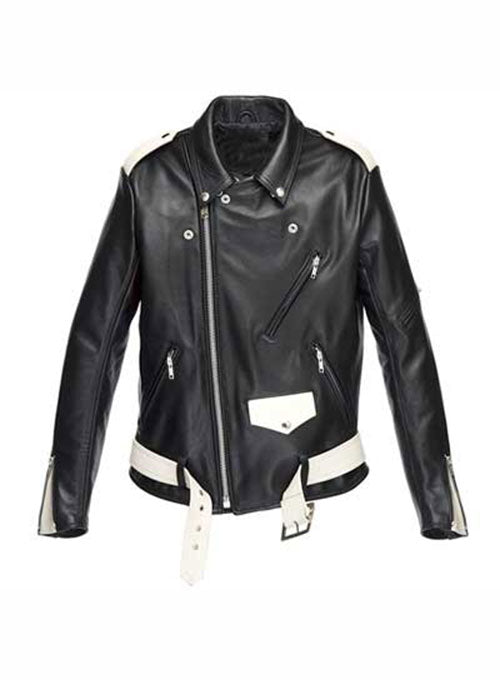 Combo Leather Jacket - # 136 - LeatherCult