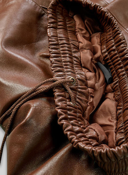 Comfy Leather Jogging Pants