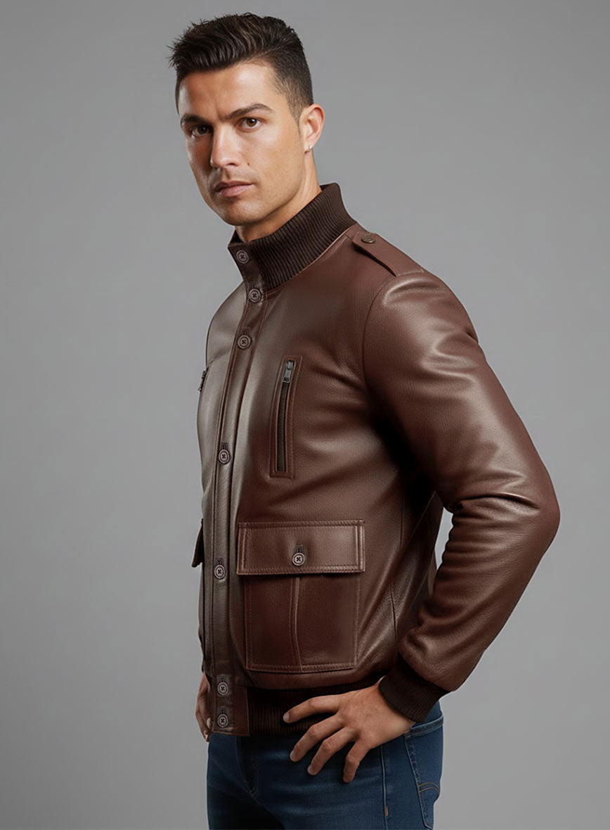 Cristiano Ronaldo Leather Jacket #2