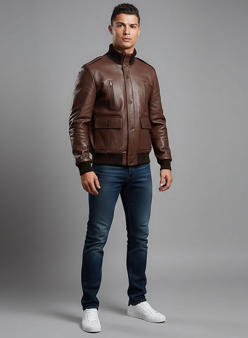 Cristiano Ronaldo Leather Jacket #2