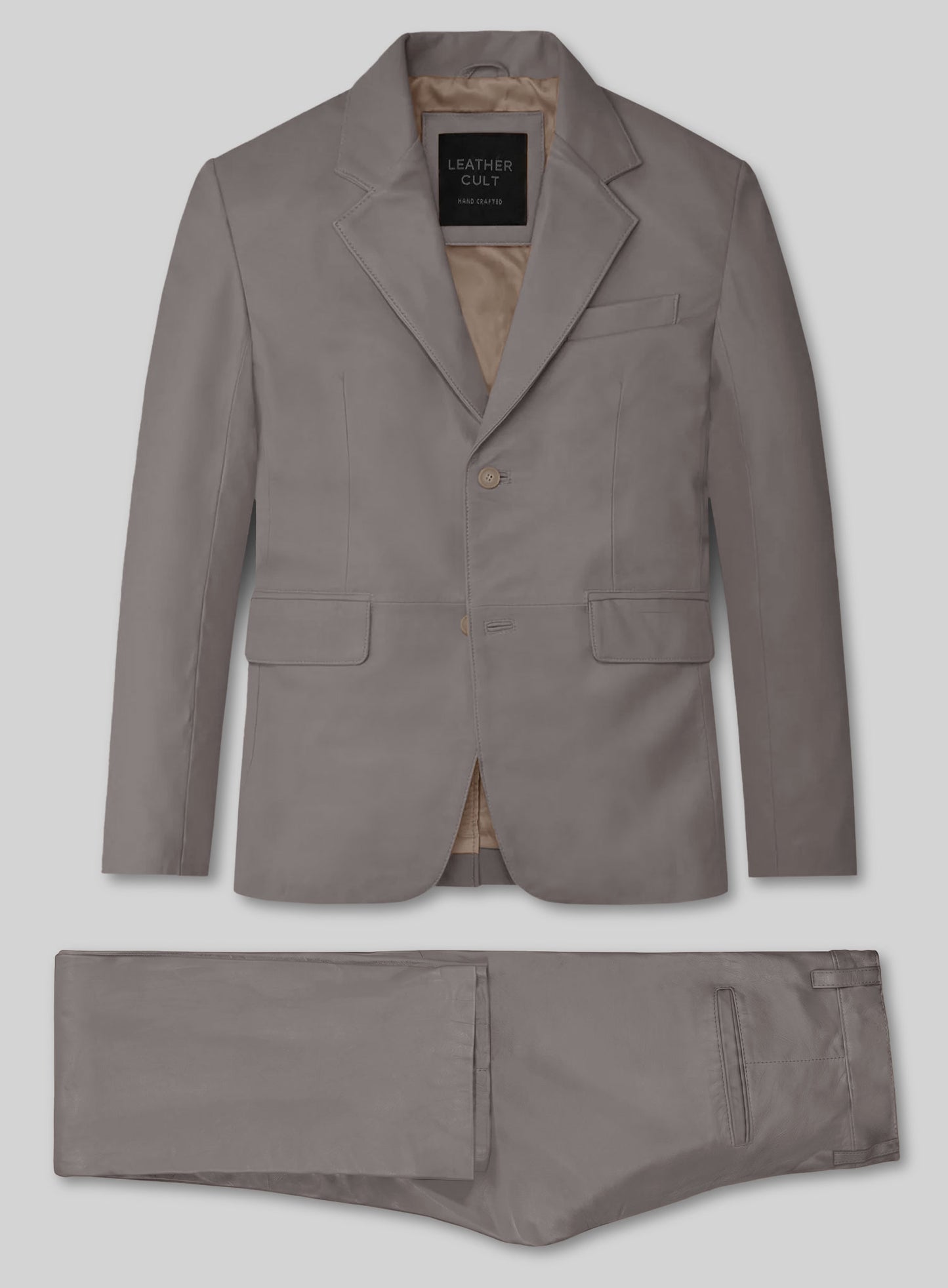 Croma Gray leather Suit