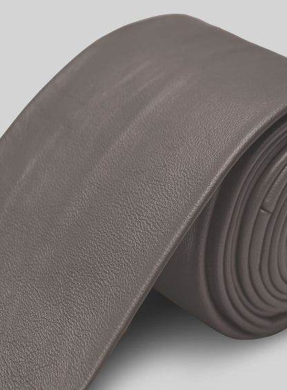 Croma Gray Leather Tie