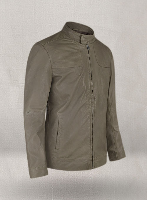 Croma Gray Washed & Wax Tom Cruise Fallout Leather Jacket - LeatherCult