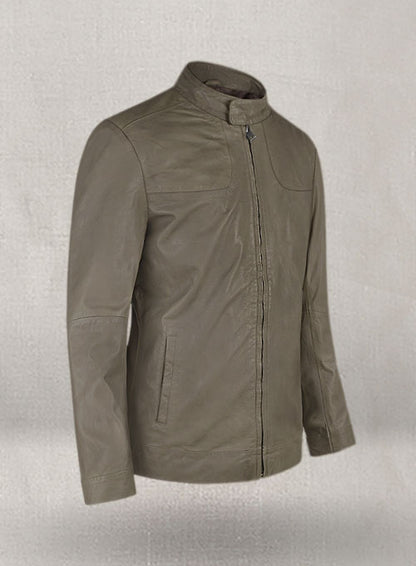 Croma Gray Washed & Wax Tom Cruise Fallout Leather Jacket - LeatherCult