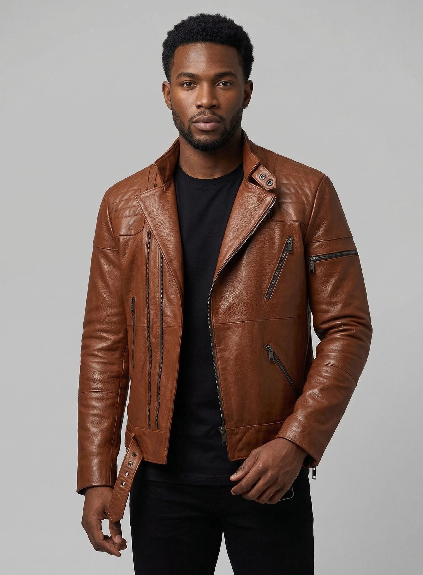 Cruiser Biker Leather Jacket