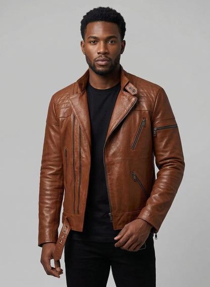 Cruiser Biker Leather Jacket