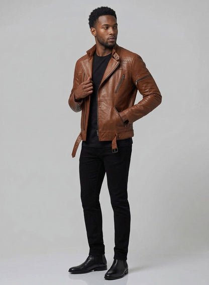 Cruiser Biker Leather Jacket