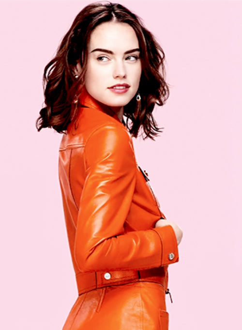 Daisy Ridley Leather Jacket - LeatherCult