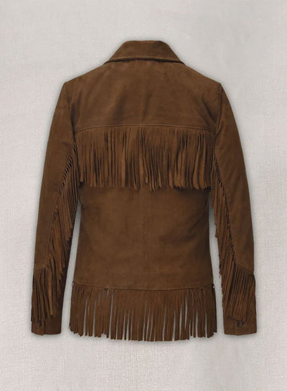 Dakota Johnson The High Note Suede Leather Jacket - LeatherCult
