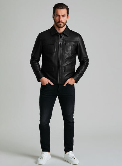 Damon Salvatore Leather Jacket