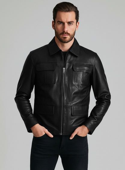 Damon Salvatore Leather Jacket