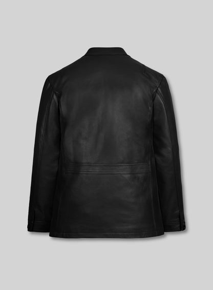Daniel Craig Leather Blazer