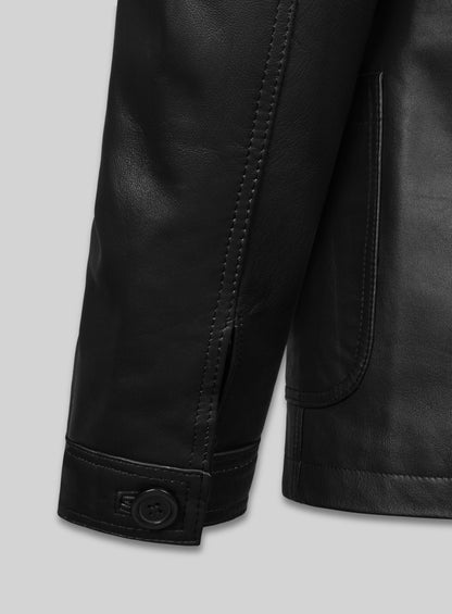 Daniel Craig Leather Blazer