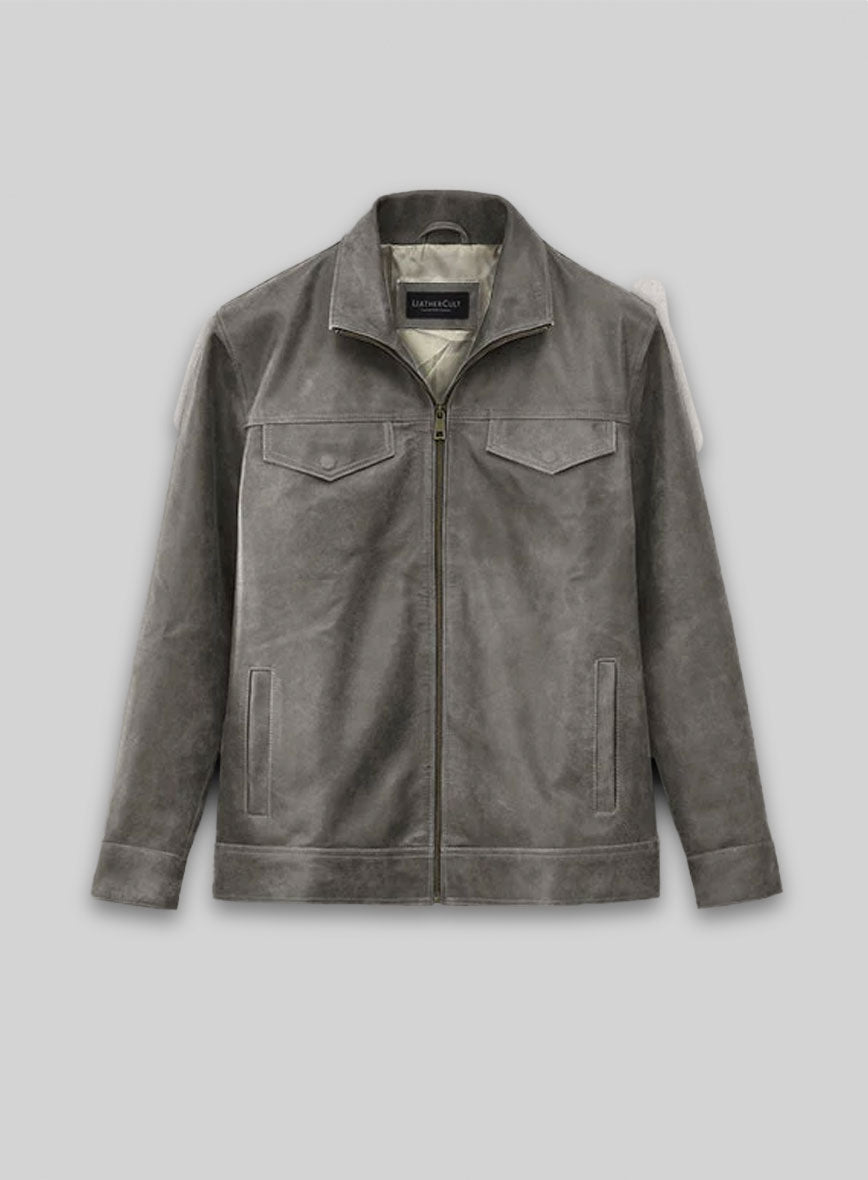Vintage Dirty Gray Daniel Radcliffe Harry Potter Leather Jacket