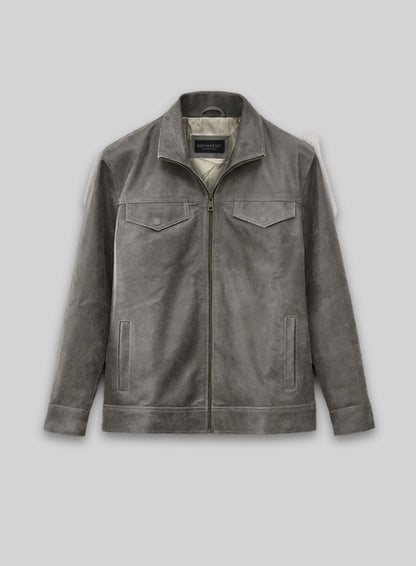 Vintage Dirty Gray Daniel Radcliffe Harry Potter Leather Jacket