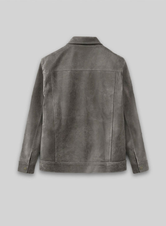 Vintage Dirty Gray Daniel Radcliffe Harry Potter Leather Jacket