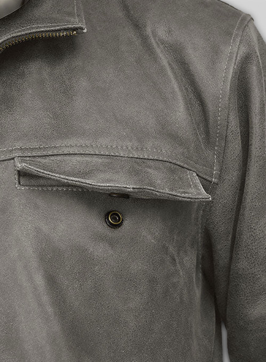 Vintage Dirty Gray Daniel Radcliffe Harry Potter Leather Jacket