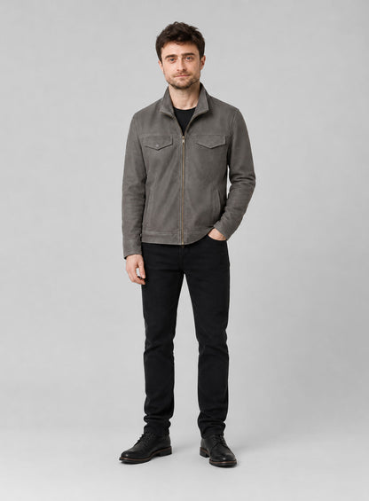 Daniel Radcliffe Harry Potter and Deathly Hallows Leather Jacket